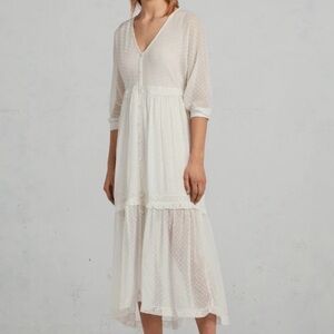 ALLSAINTS Palma Polka Maxi Dress Size 2